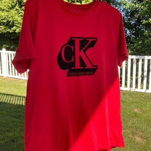 Red Calvin Klein T-Shirt